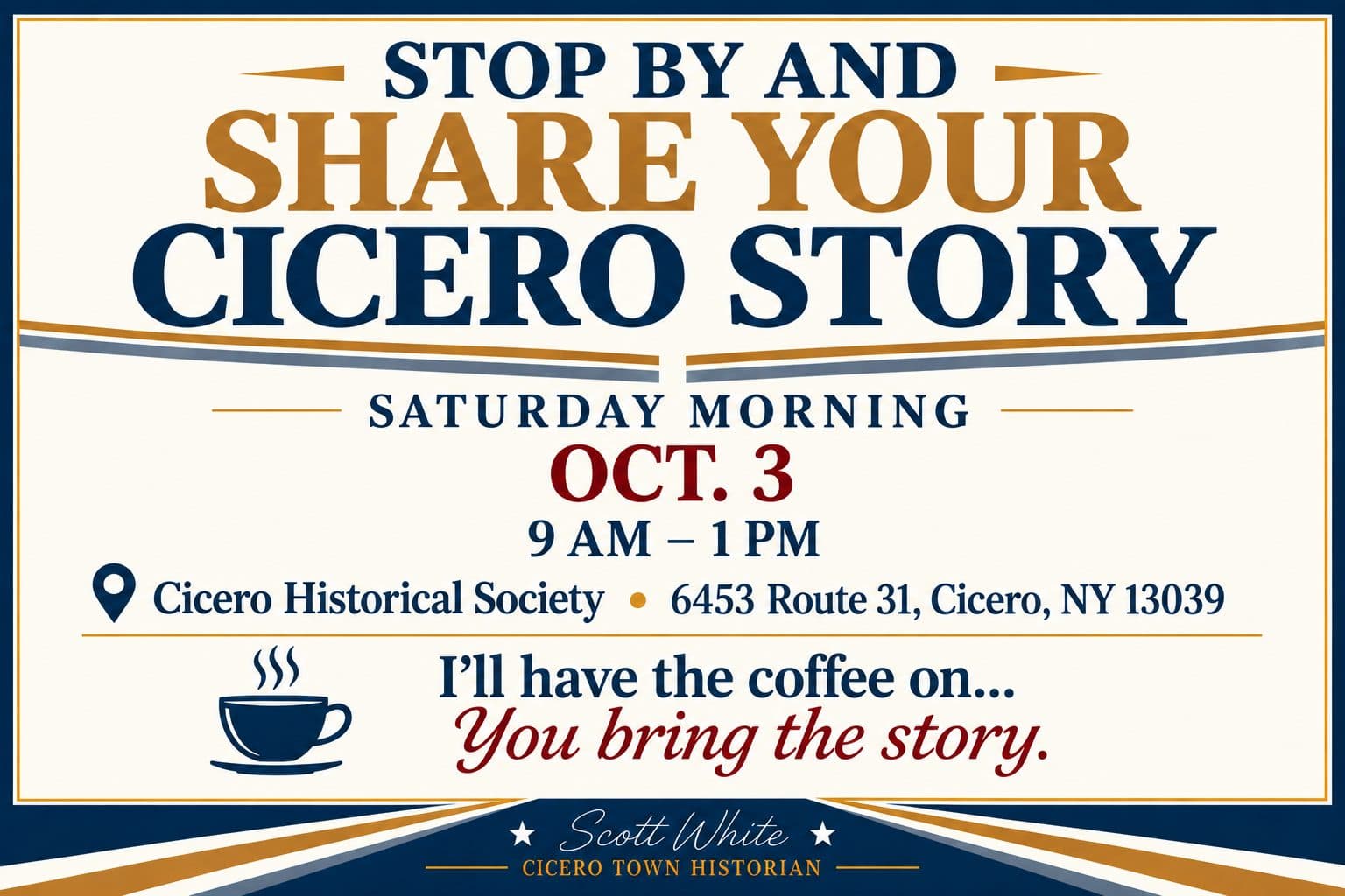 Cicero Stories Saturday