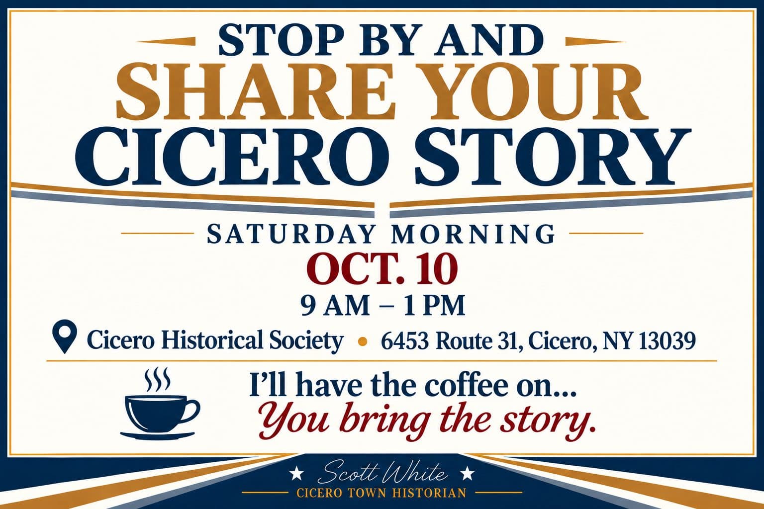 Cicero Stories Saturday